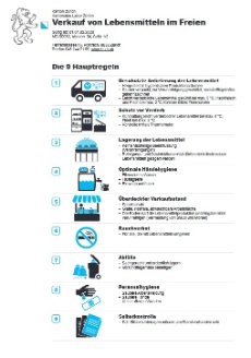 Verkauf von Lebensmitteln im Freien